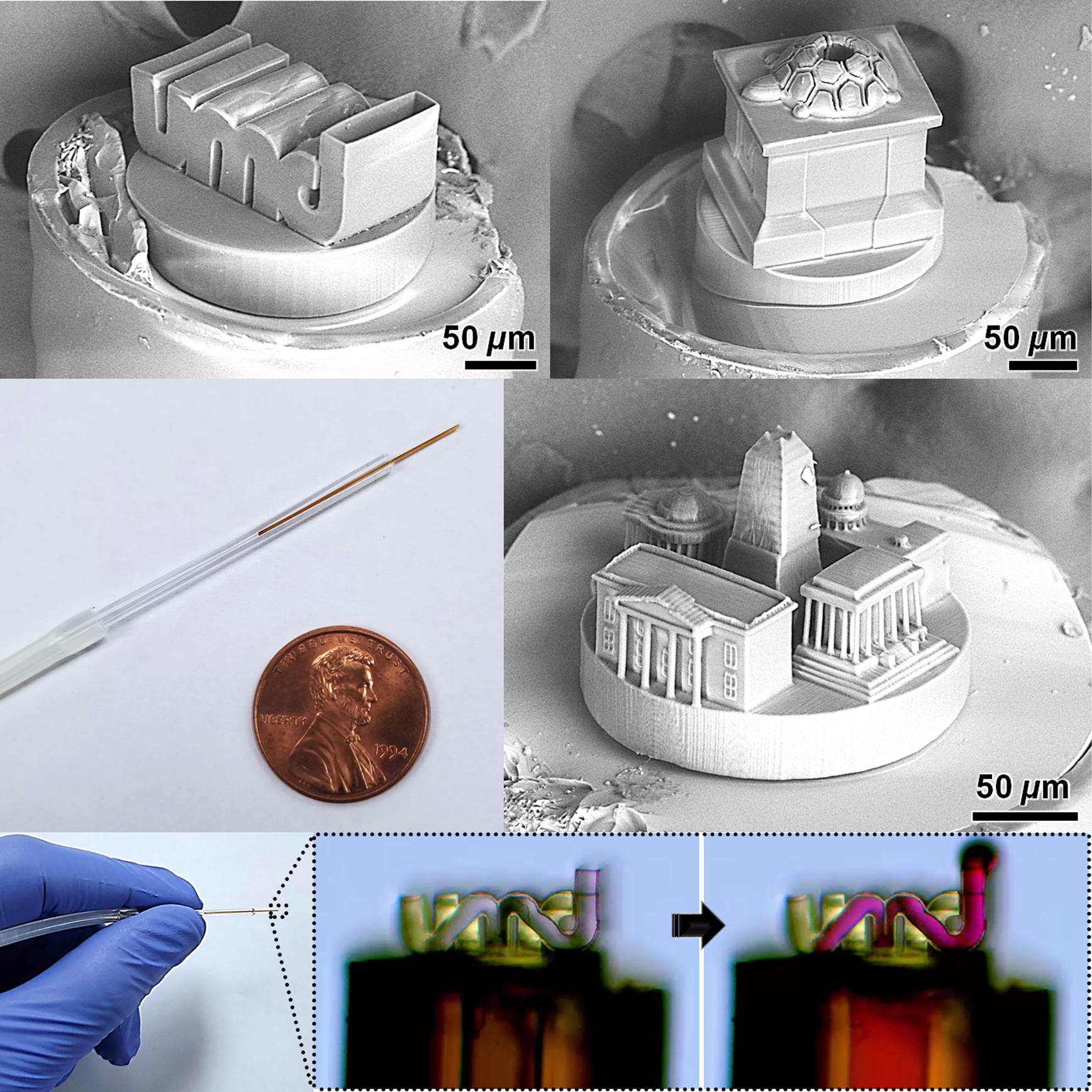 3D nanoprinted microfluidics structures